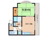 アリエス姪浜駅南 1DKの間取り