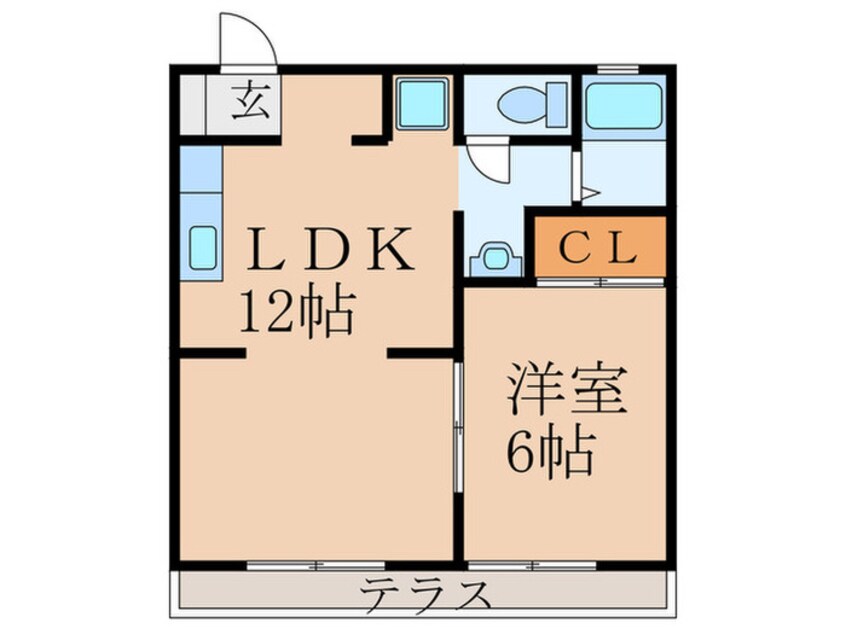 間取図 ベルエポック奥村Ａ棟