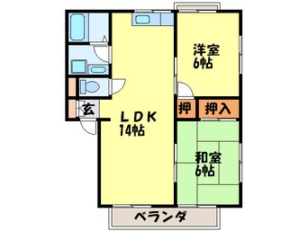 間取図 ハイツエクセレント