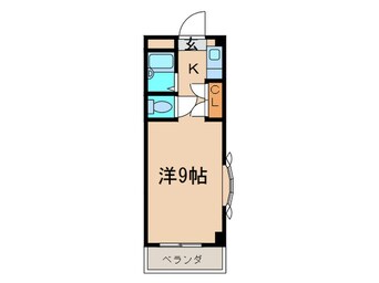 間取図 折尾自由ヶ丘ｾﾝﾁｭﾘ-21(301)