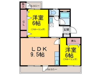 間取図 金久ビル３００棟