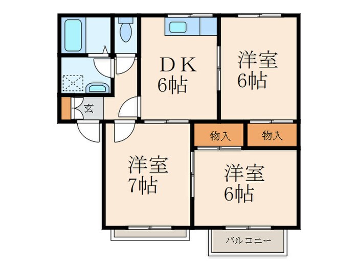 間取り図 メイゾン芝峠