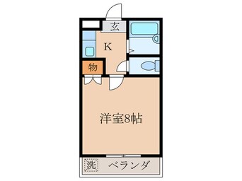 間取図 キャステ－ル八千代