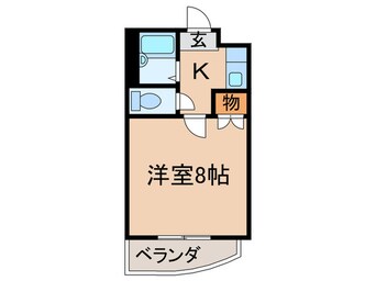 間取図 キャステ－ル八千代