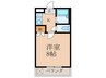 キャステ－ル八千代 1Kの間取り