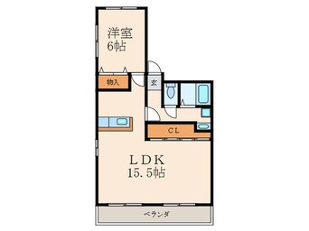 間取図 ハーベスト瓜生