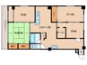 大濠レナーク(901) 4LDKの間取り