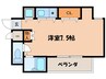 シティパレス天神南 1Rの間取り