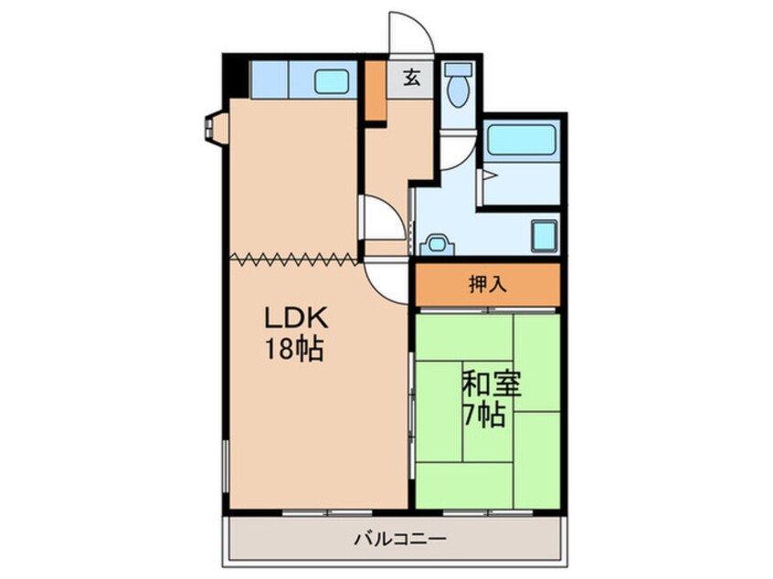 間取図 シャトレイズミ