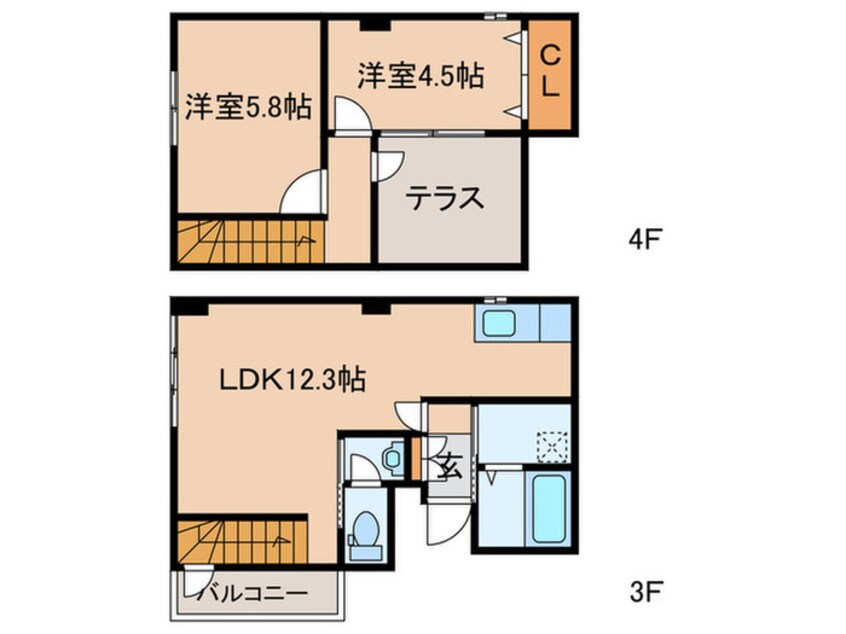 間取図 メゾン白川