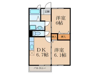 間取図 クレセントコーポ