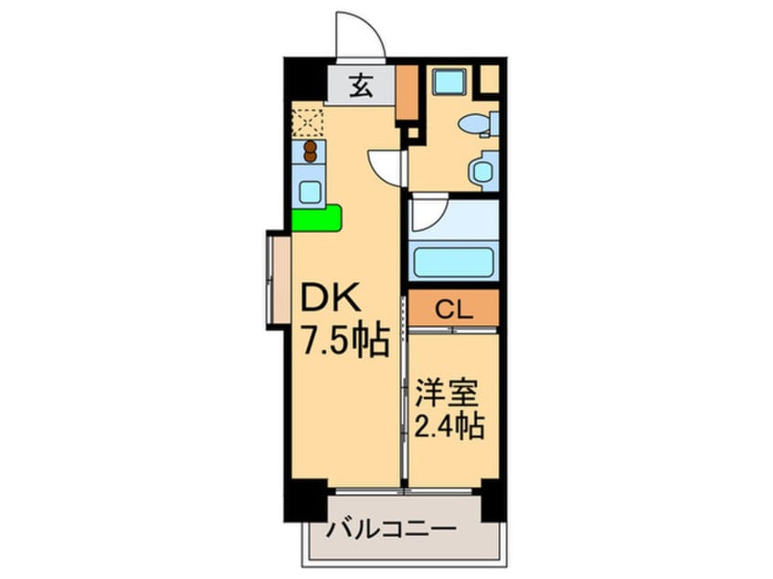 間取図 ルネッサンス２１赤坂けやき通り