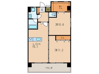 間取図 コンプレート古船場