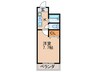 ボヌール相島 1Kの間取り