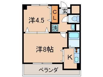 間取図 グレイス中井