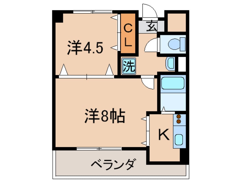 間取図 グレイス中井