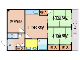 間取図 グッタ－プラッツ緑ヶ丘１番館