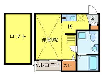 間取図 ロワゾブル－七隈