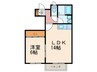 ＡＬ　ＳＯＬＥ　Ｃ棟 1LDKの間取り