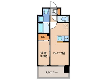間取図 リアンシエルブルーJR香椎