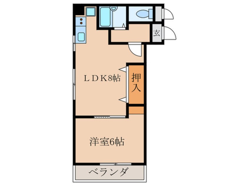 間取図 タウンコート陣山