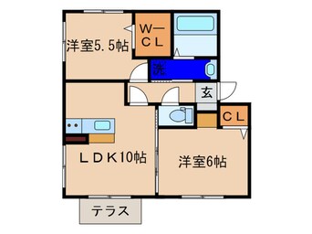 間取図 テロワール壱番館