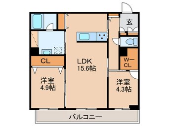 間取図 シャーメゾン西鳴水