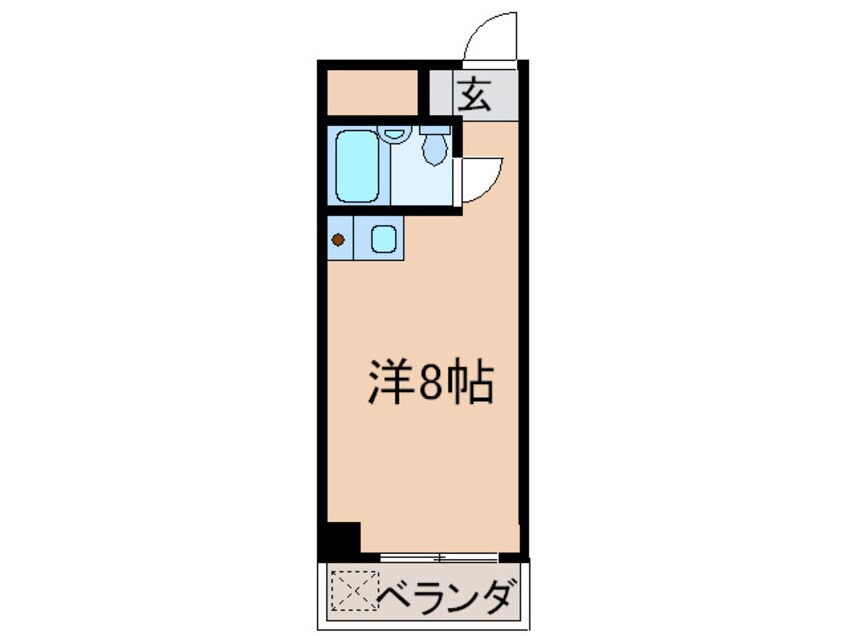 間取図 ホワイトパレス黄金(1107)