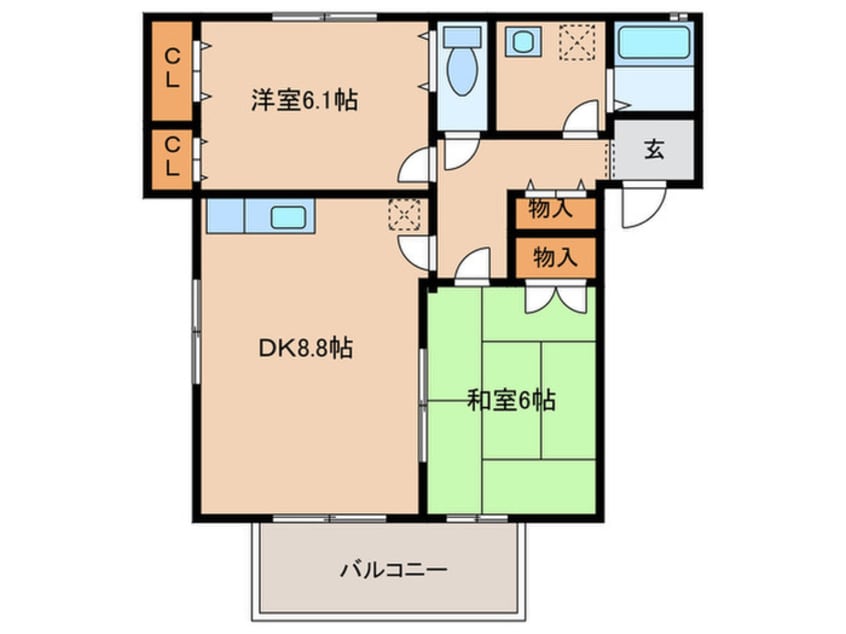 間取図 パルティーレ