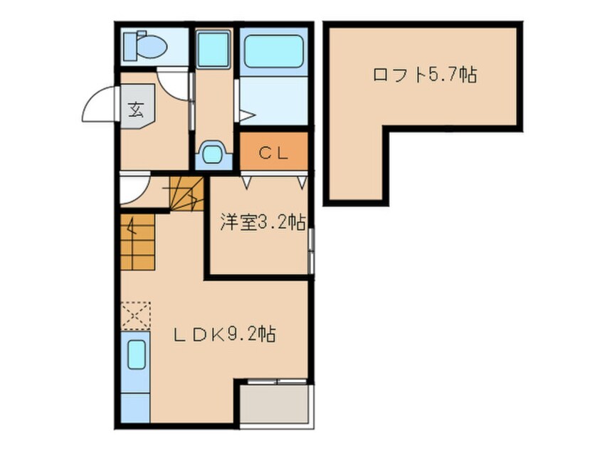 間取図 Solana 姪浜