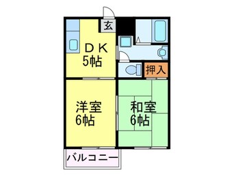 間取図 ラフォーレ田中