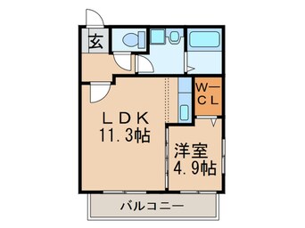 間取図 ヴィラ　ジャスミン