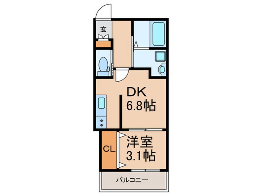 間取図 レイナス花絣