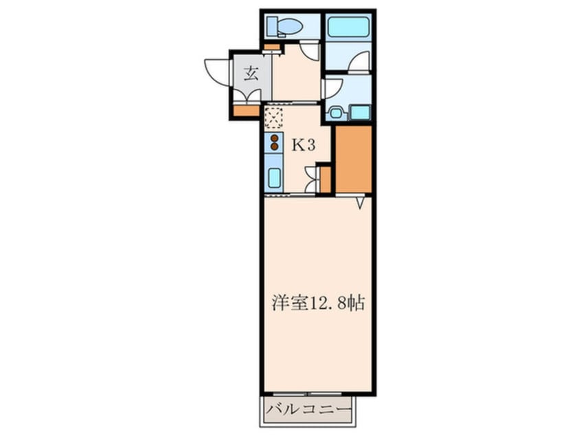 間取図 アネシス片野