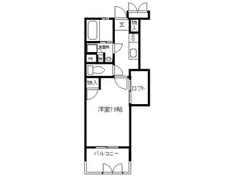 間取図 アクタス博多Ｖタワ－