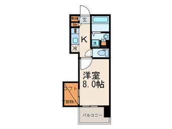 間取図 アクタス博多Ｖタワ－