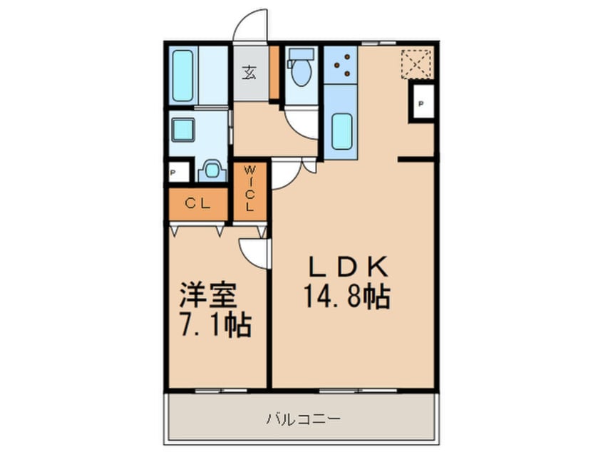間取図 アクタス博多Ｖタワ－