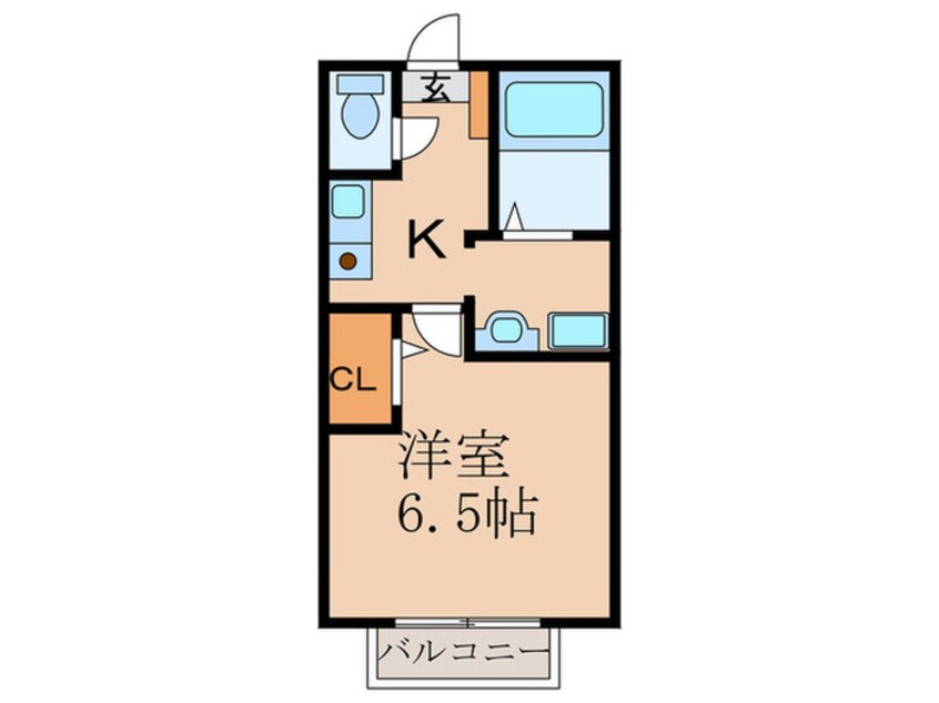 間取図 アムール東櫛原