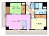 アネーロあそう 2LDKの間取り