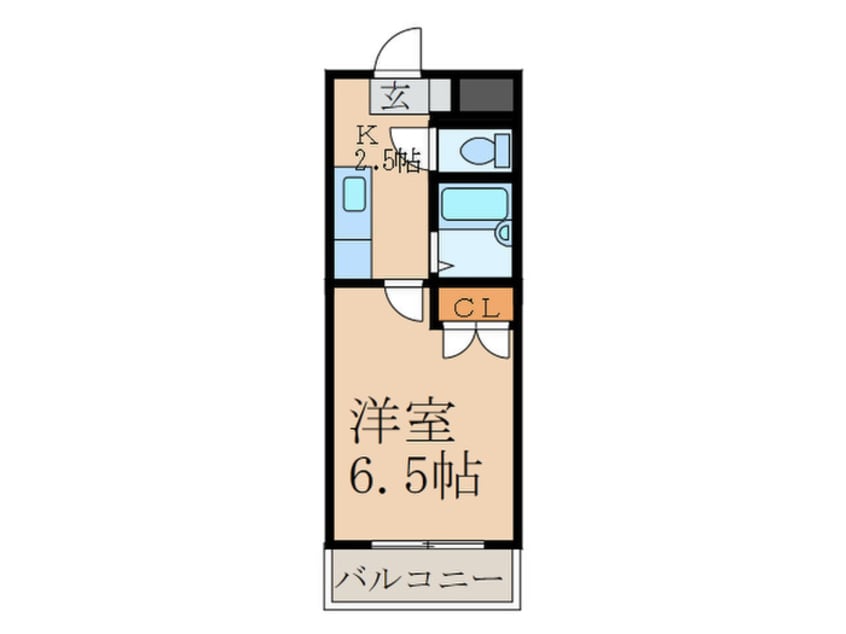 間取図 エトワ－ルおばせ