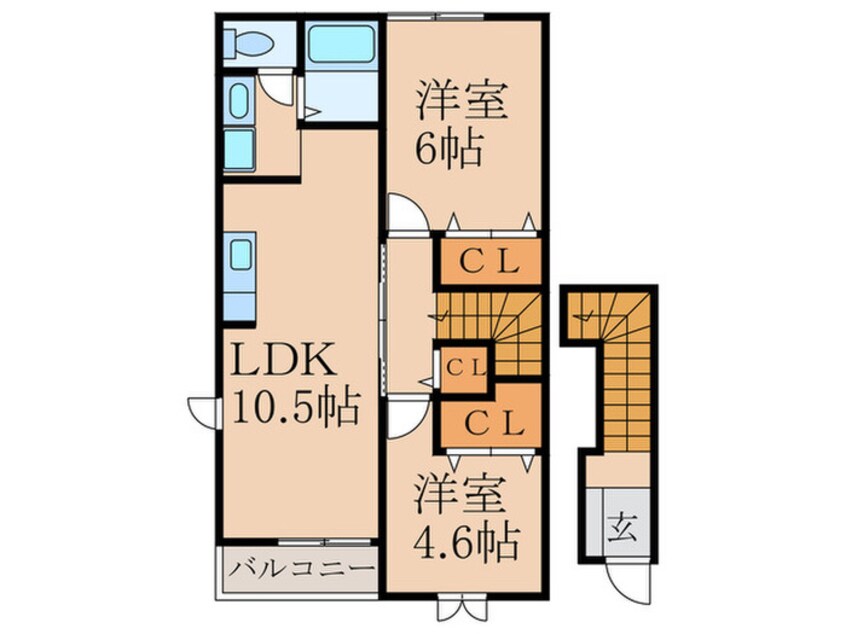 間取図 オネストハウスＢ