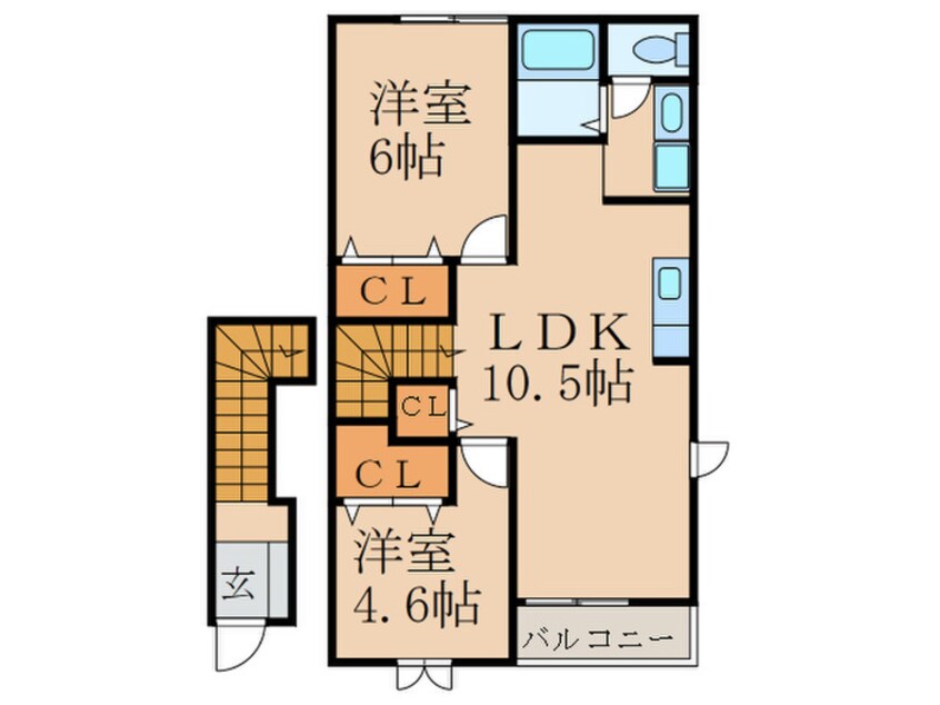 間取図 オネストハウスＢ