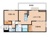 vivable palais 2LDKの間取り