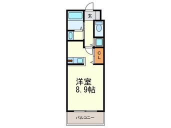 間取図 グランパ－ク天神Ａ棟