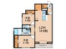 ラコルト板付 2LDKの間取り