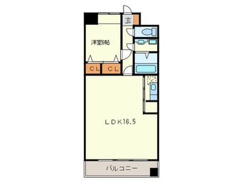 間取図 グランパ－ク天神Ｃ棟