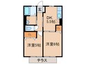 ヒルズリバーサイドＣの間取図