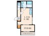 仮）戸畑区牧山新築AP　A棟 1LDKの間取り