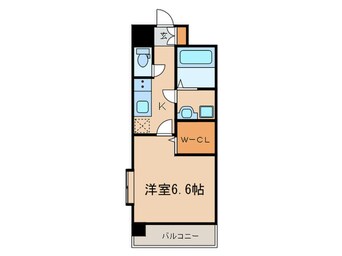 間取図 ｴﾝｸﾚｽﾄ天神ＭＥＲＳⅡ(301)
