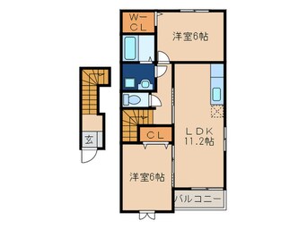 間取図 アステリア感田Ⅱ